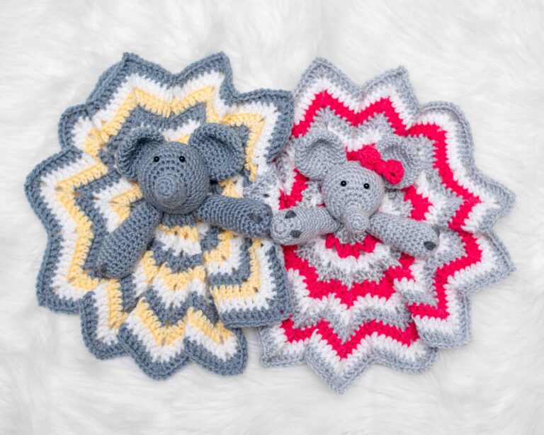 Hug Me Elephant Lovey – Free Crochet Pattern